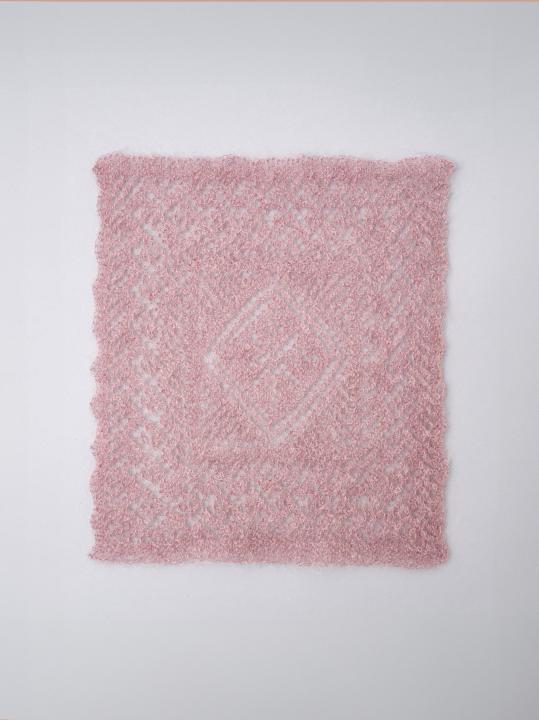 Magnolia Lace Down Souvenir Shawl (15 × 15 cm)