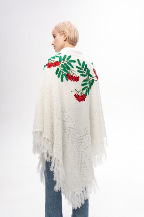 Rowan Embroidered Down Shawl