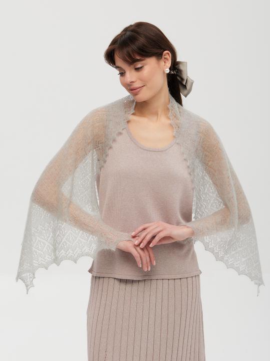 Gray Down Stole